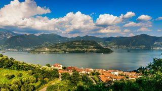 Vue sur le lac d'Iseo