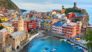 Vue panoramique sur Vernazza