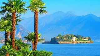 Le lac majeur en Italie du Nord