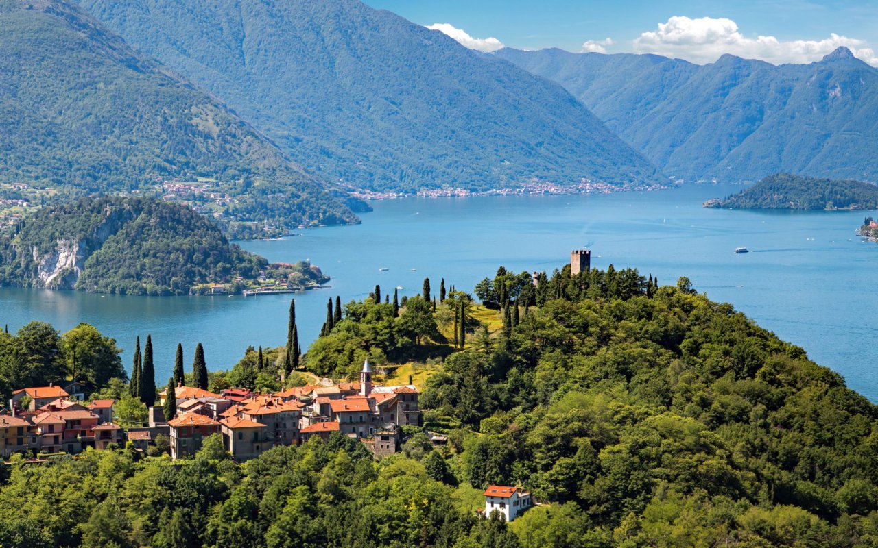 Vue sur le lac de Côme