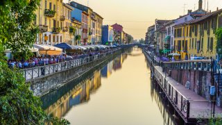 Le quartier de Navigli à Milan