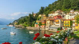 La ville de Varenna en Italie