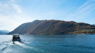Le lac d'Iseo en Italie du Nord