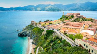 Portoferraio sur l'Ile d'Elbe