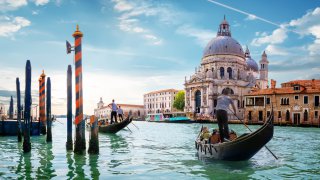 Magnifique vue depuis le Grand Canal de Venise