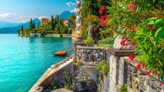Le pittoresque front de lac à Varenna