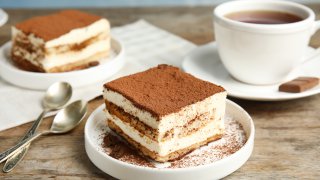 Un délicieux tiramisu de Vénétie