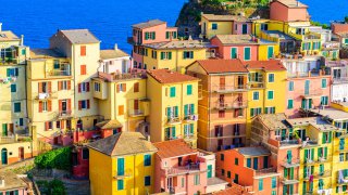 Les façades colorées de Manarola