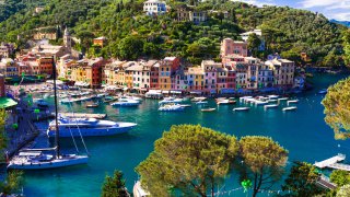 Panorama sur le port de Portofino