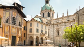 La cathédrale de Côme en Italie