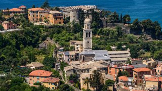 Levanto vue du ciel en Italie