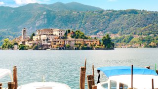 Le lac d'Orta et son île
