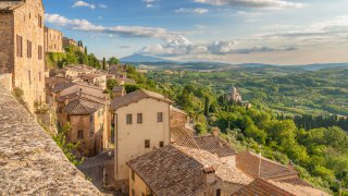 Le Val d'Orcia vu depuis Montalcino