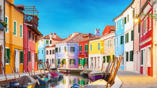 Les belles maisons colorées de Burano