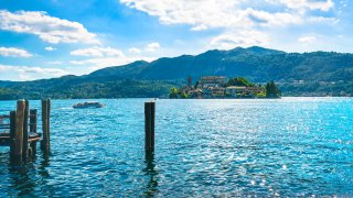  Le lac d'Orta en Italie 