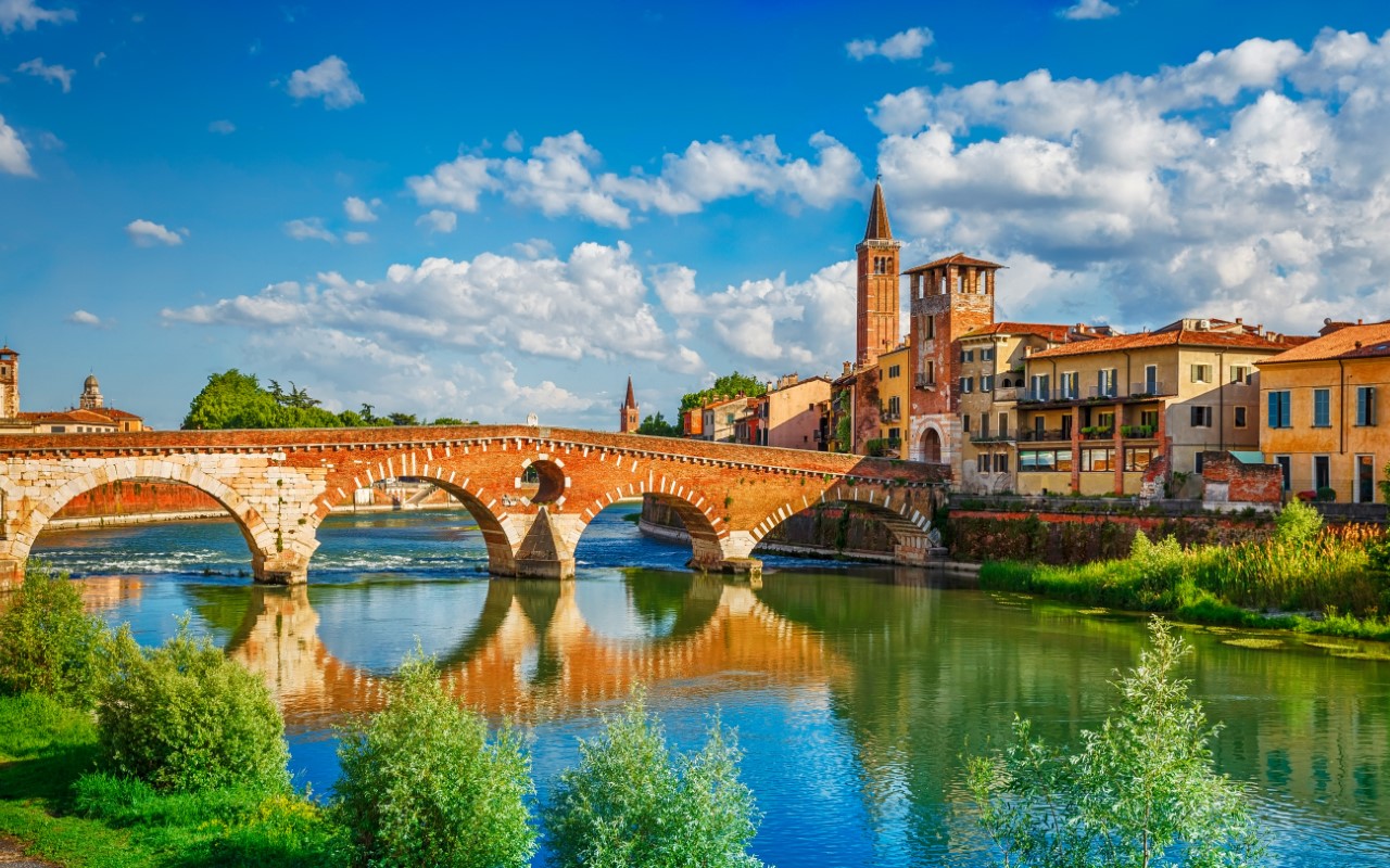 Le pont du Castelvecchio à Vérone